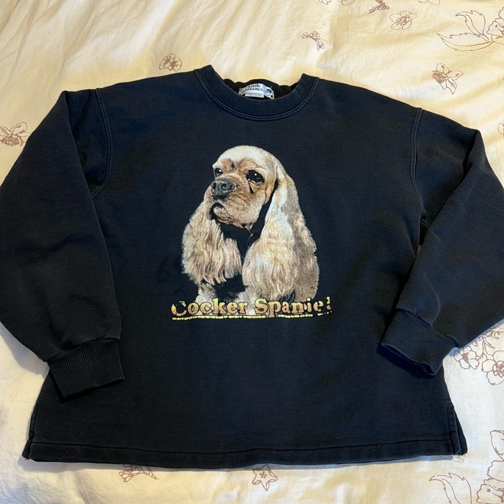 Y2K Dog Crew Neck